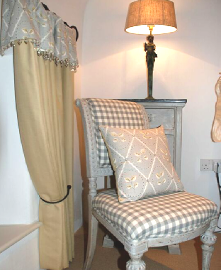 Upholstered-Queen-Anne-Wing-chair-curtain-tiebacks